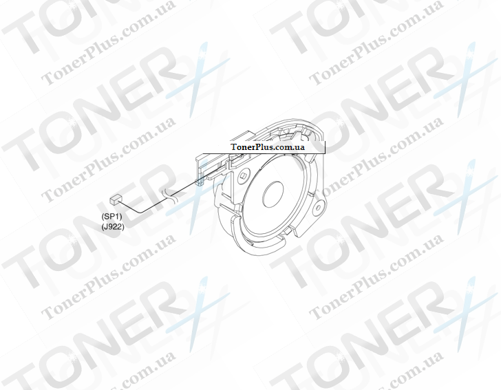 Каталог запчастей для Canon MF820Cdn - T21 SPEAKER (FAX model)
