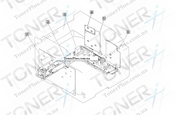 Каталог запчастей для HP LaserJet Pro CM1410 Color MFP - PCAs