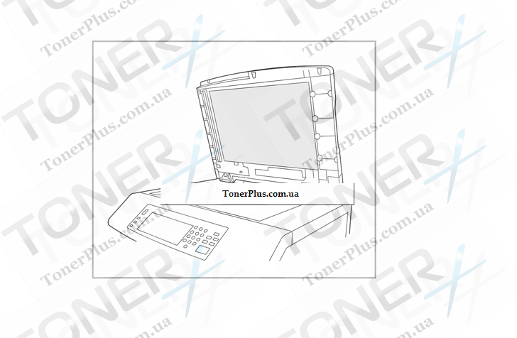 Каталог запчастей для HP Color LaserJet CM6040f MFP - Scanner unit