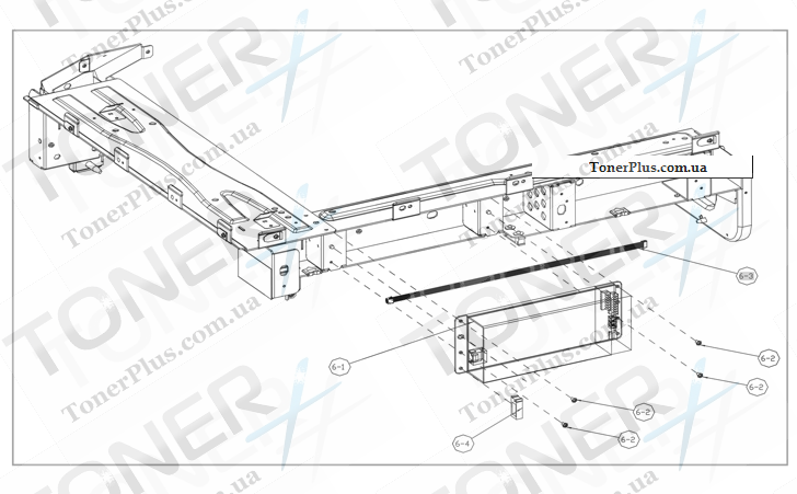Каталог запчастей для HP Color LaserJet CM6030 MFP - Power-supply assembly