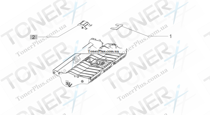 Каталог запчастей для HP Color LaserJet Pro MFP M176n - Core ADF assembly (M177 model)