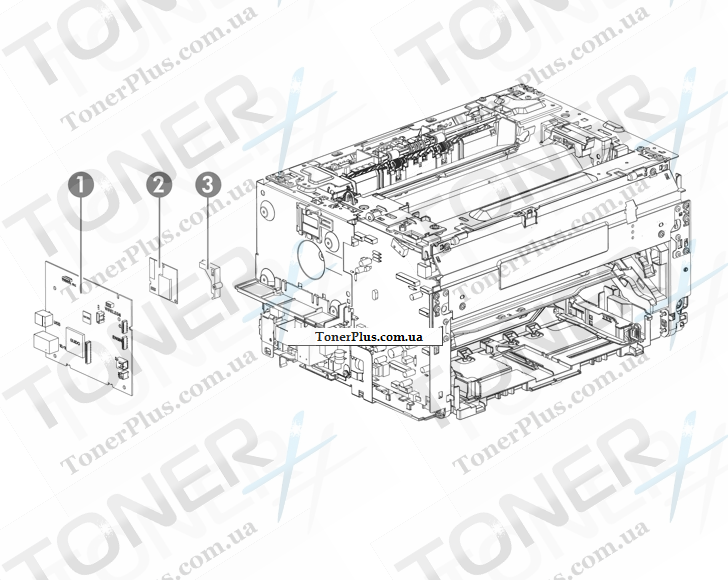 Каталог запчастей для HP LaserJet M275nw Pro 200 Color MFP - Covers and external assemblies 3