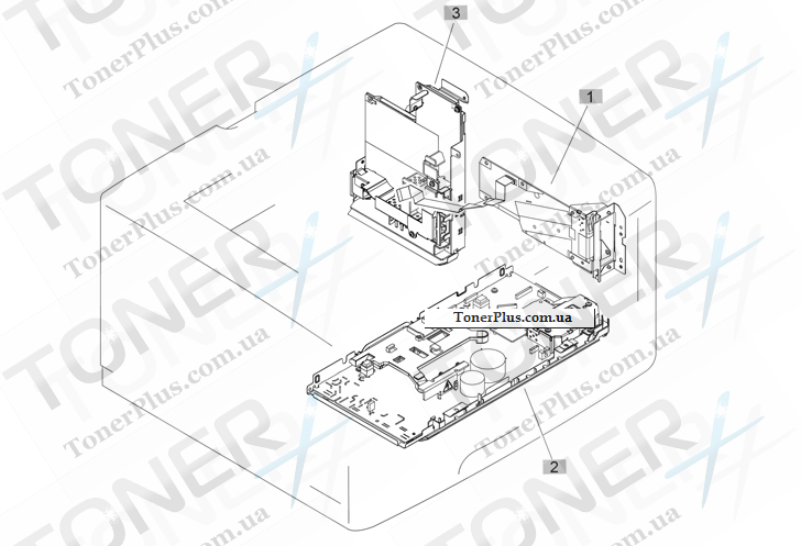 Каталог запчастей для HP LaserJet M435nw MFP Pro - PCA assembly