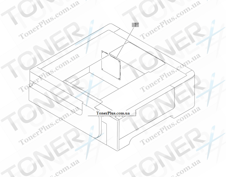 Каталог запчастей для HP LaserJet M551n Enterprise 500 - Paper feeder PCA