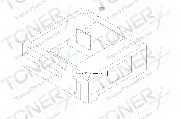 Каталог запчастей для HP LaserJet M570dw Pro 500 Color MFP - Paper feeder PCA
