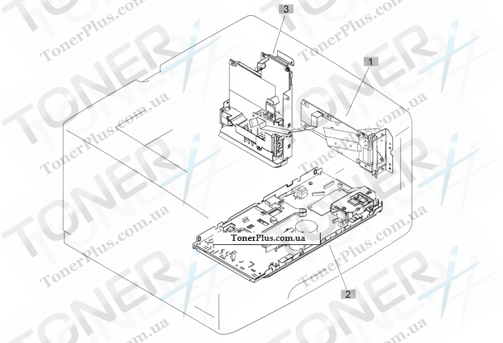 Каталог запчастей для HP LaserJet M701 Pro - PCA assembly