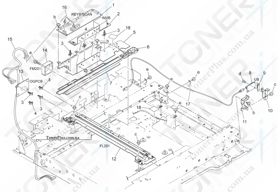 Каталог запчастей для Konica-Minolta bizhub 602 - IR BOARD SECTION