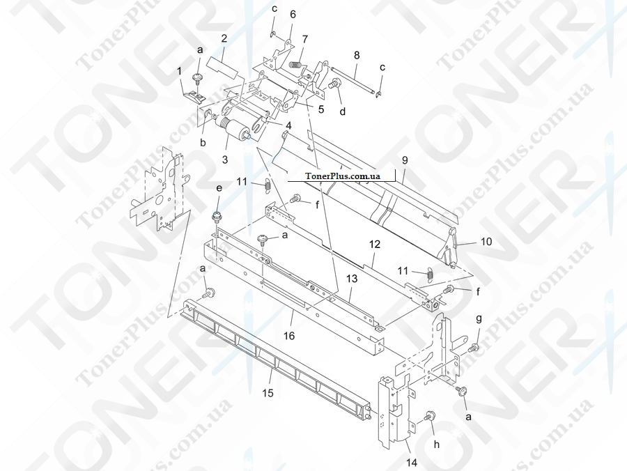 Каталог запчастей для Konica-Minolta bizhub C350 - PAPER TAKE-UP SECTION 3