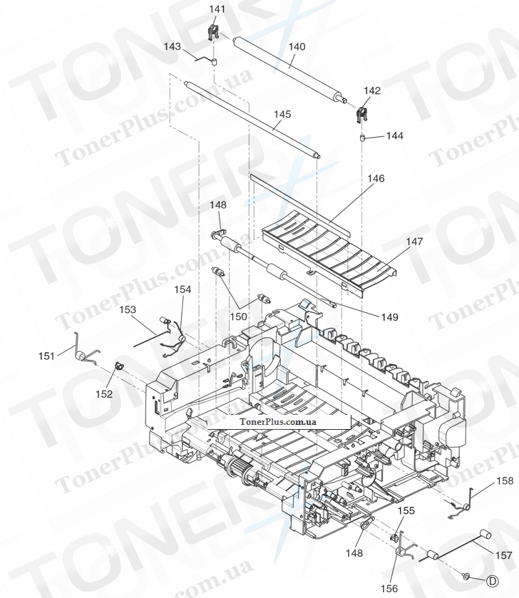 Каталог запчастей для Panasonic KXMB1520B - Main Cabinet Section (3)