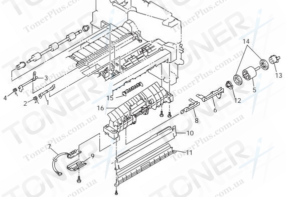 Группа запчастей для Brother HL5030/5040/5050/5070N - PAPER FEEDER