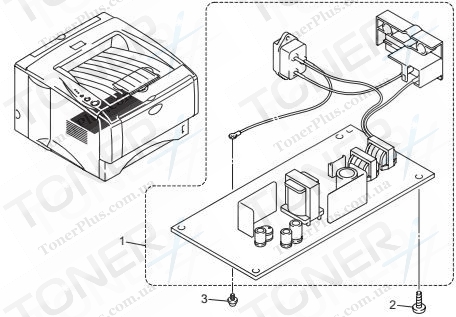 Группа запчастей для Brother HL5030/5040/5050/5070N - LOW-VOTAGE POWER SUPPLY PCB