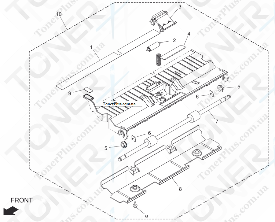 Каталог запчастей для Konica-Minolta bizhub C20 - ADF TRANSPORT SECTION 5