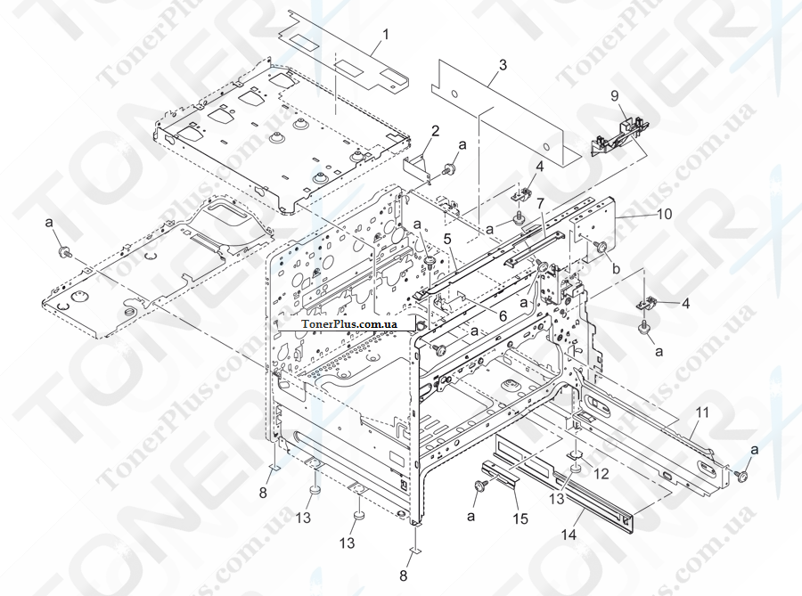 Каталог запчастей для Konica-Minolta bizhub C31P - MAIN FRAME SECTION