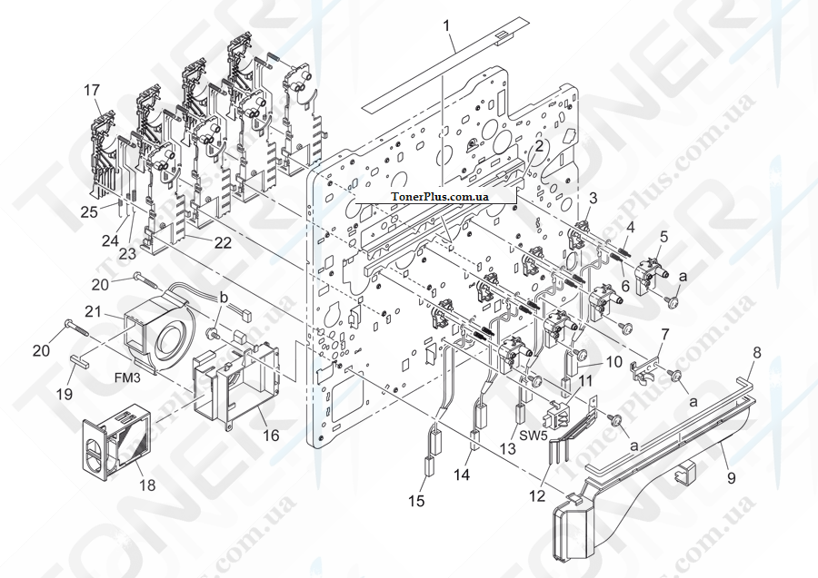 Каталог запчастей для Konica-Minolta bizhub C31P - I-C CONTACT SECTION