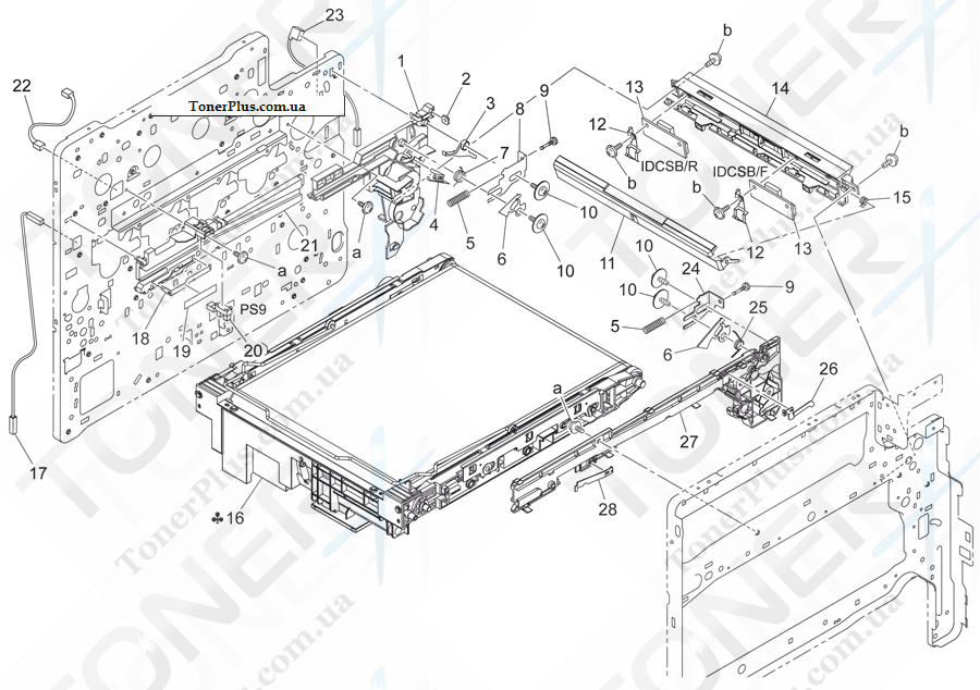 Каталог запчастей для Konica-Minolta bizhub C31P - TRANSFER BELT UNIT