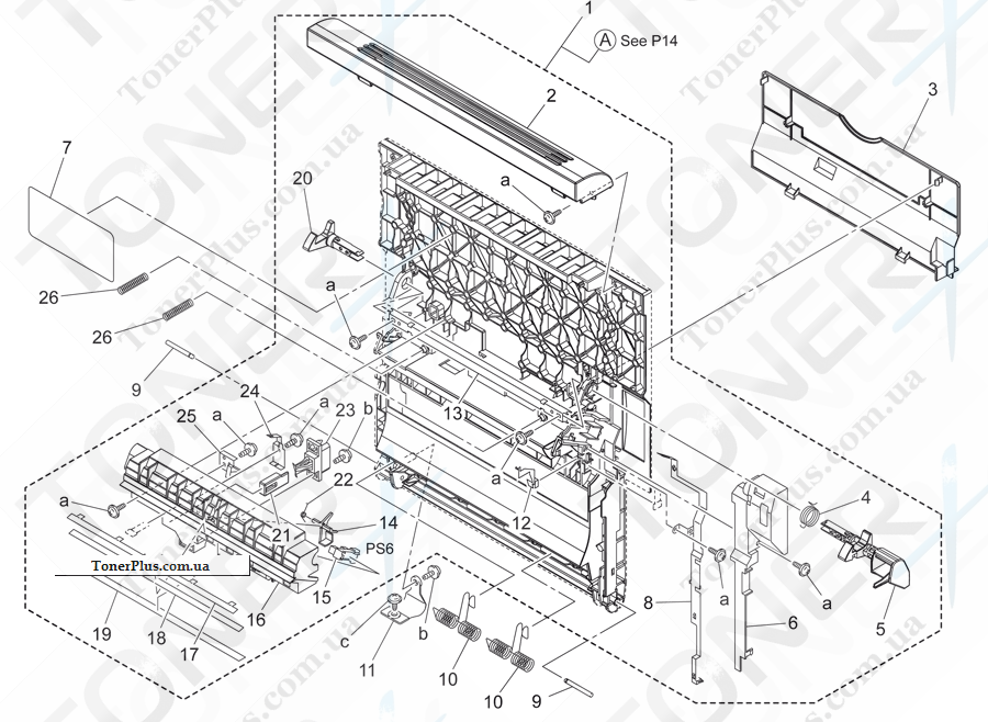 Каталог запчастей для Konica-Minolta bizhub C31P - VERTICAL TRANSPORT UNIT