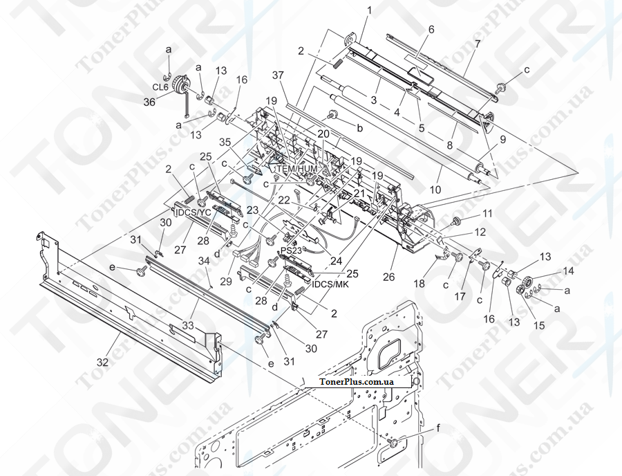 Каталог запчастей для Konica-Minolta bizhub C353P - ADU/VERTICAL CONVEYANCE SECTION 5