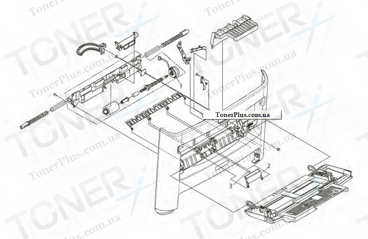 Каталог запчастей для OKI C610 - Cover-Assy-Front