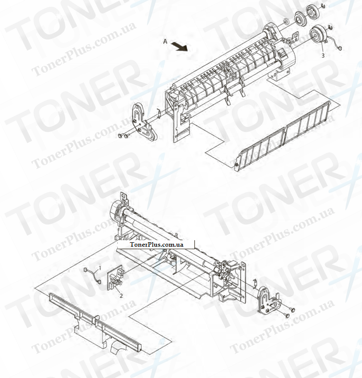 Каталог запчастей для OKI C610 - Feeder-Assy-Regist