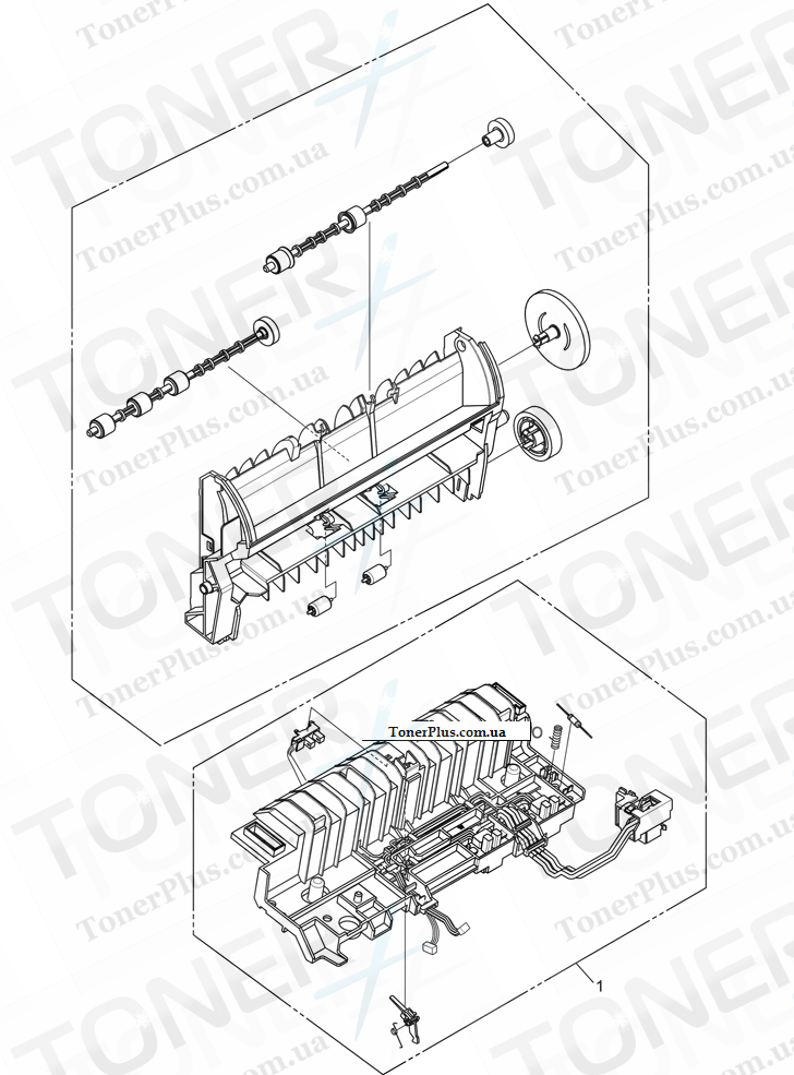 Каталог запчастей для OKI C610 - Eject-Assy